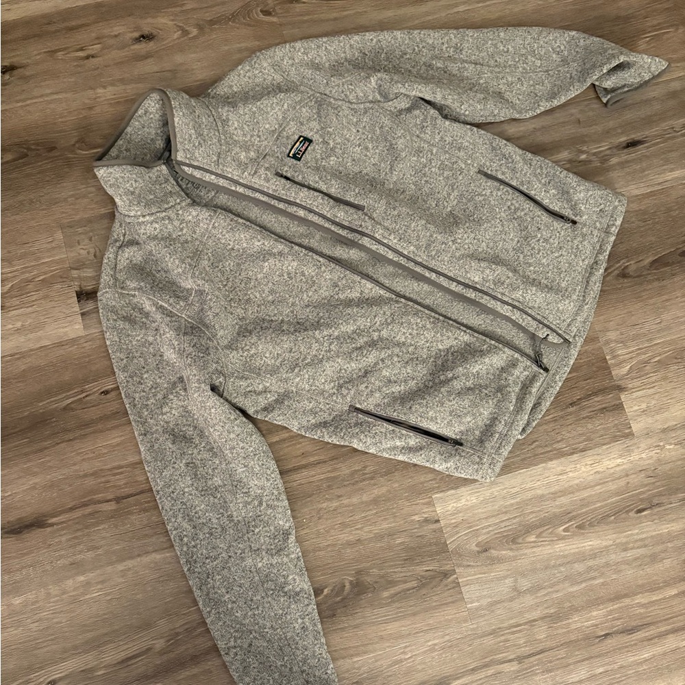 L.L. Bean Gray Windbreaker Jacket
